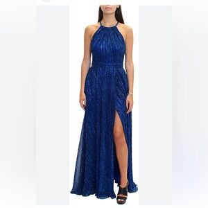 Betsy & Adam NWT Size  Size 6 Long High Neck Metallic Knit Dress Kuwait | Ubuy